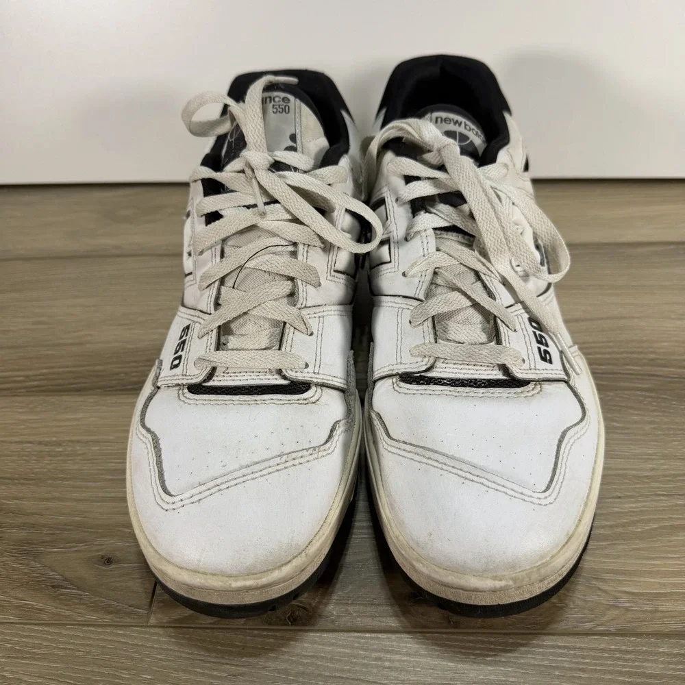 New Balance 550 White Black Men's Size 10.5 D BB550HA1 Panda